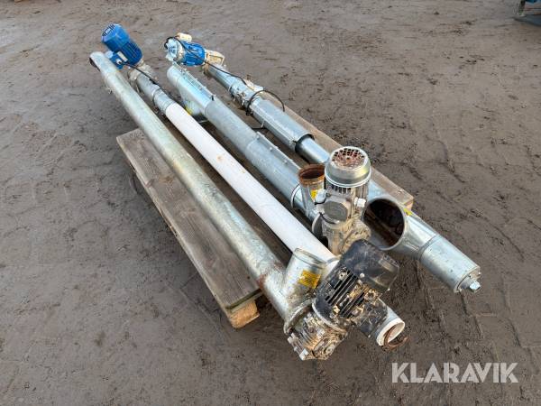 Pelletsskruvar till panna Rotage agri 4 st