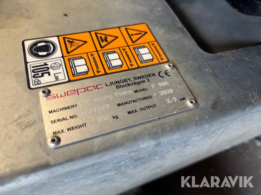 Markvibrator Swepac F90A
