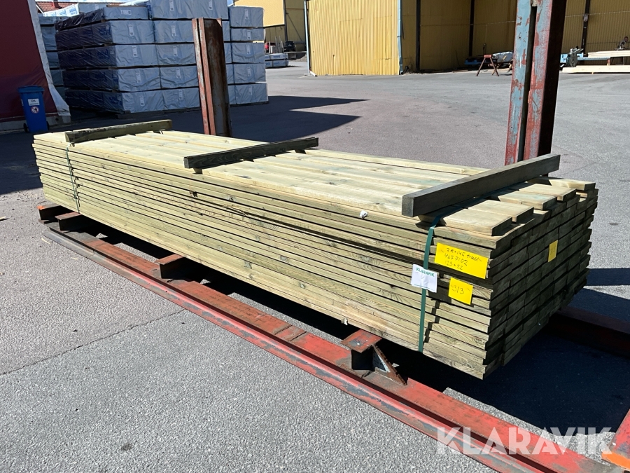 Virkespaket tryckimpregnerat trallvirke 28x145 516löpmeter