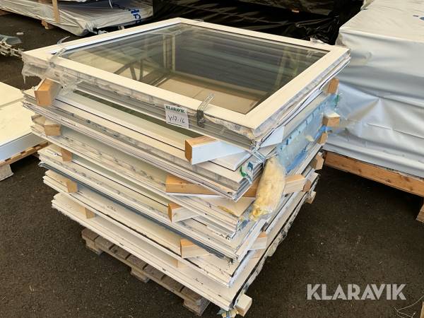 Plastfönster 6st