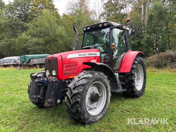 Traktor Massey Ferguson 5465-4 4wd med Frontlyft / Dubbelmontage