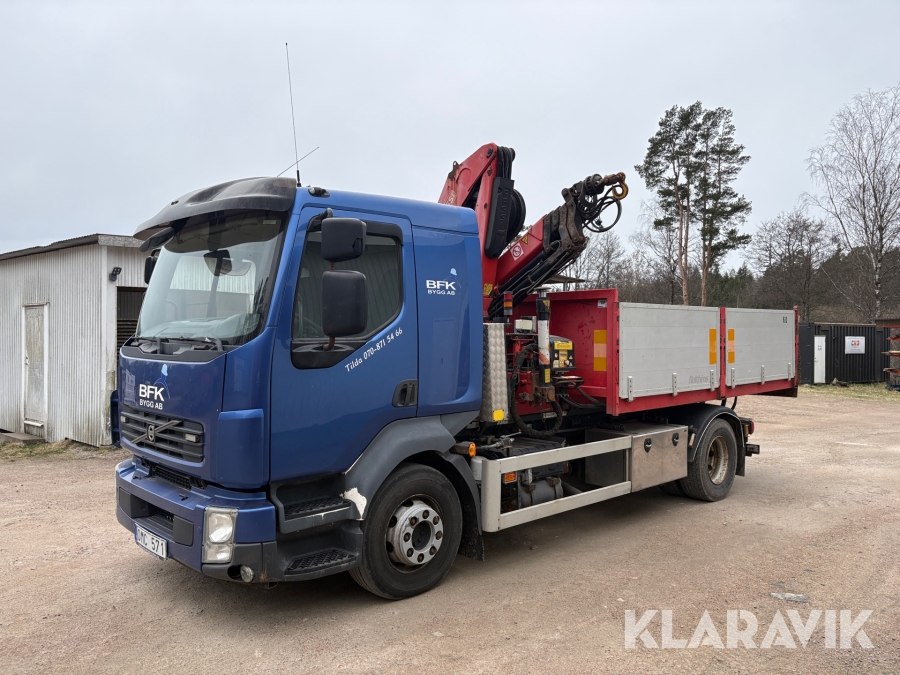 Lastväxlare Volvo FL 4x2 med tre flak