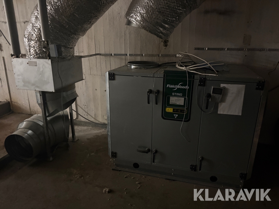 Ventilationsaggregat Fläktwoods Sting ETAS-20-2-3-2-1-4-2-0-1