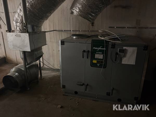 Ventilationsaggregat Fläktwoods Sting ETAS-20-2-3-2-1-4-2-0-1