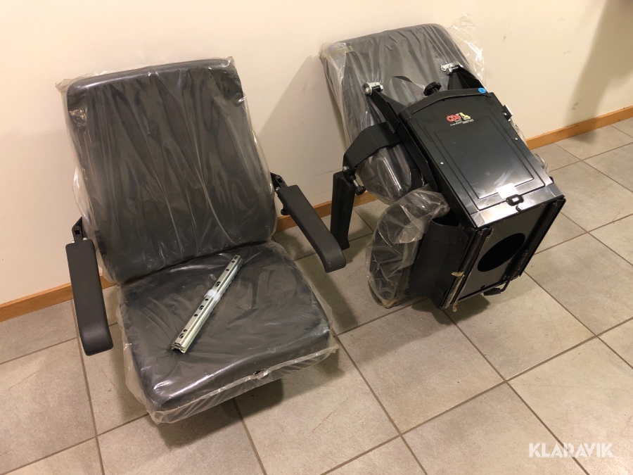 Förarstol maskin 2 st