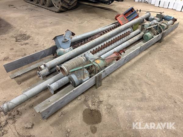 Diverse delar till rörskruv 4"