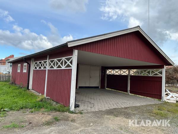 Garage med carport Lövånger