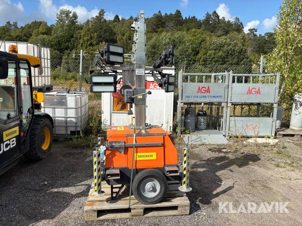 Belysningsmast Genrac Light Tower 7 meter
