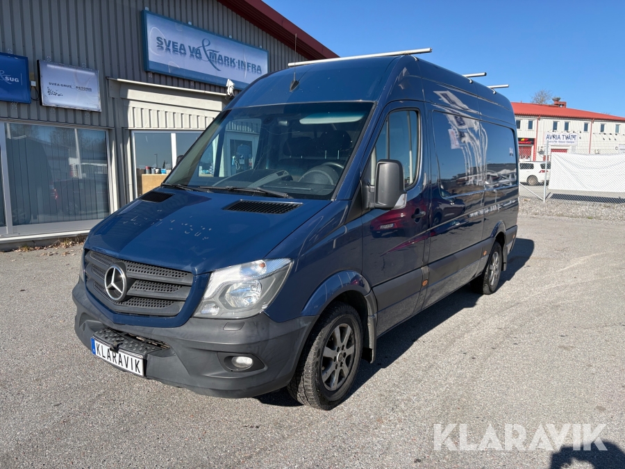 Skåpbil Mercedes-Benz Sprinter 213 CDI med verkstadsinredning 