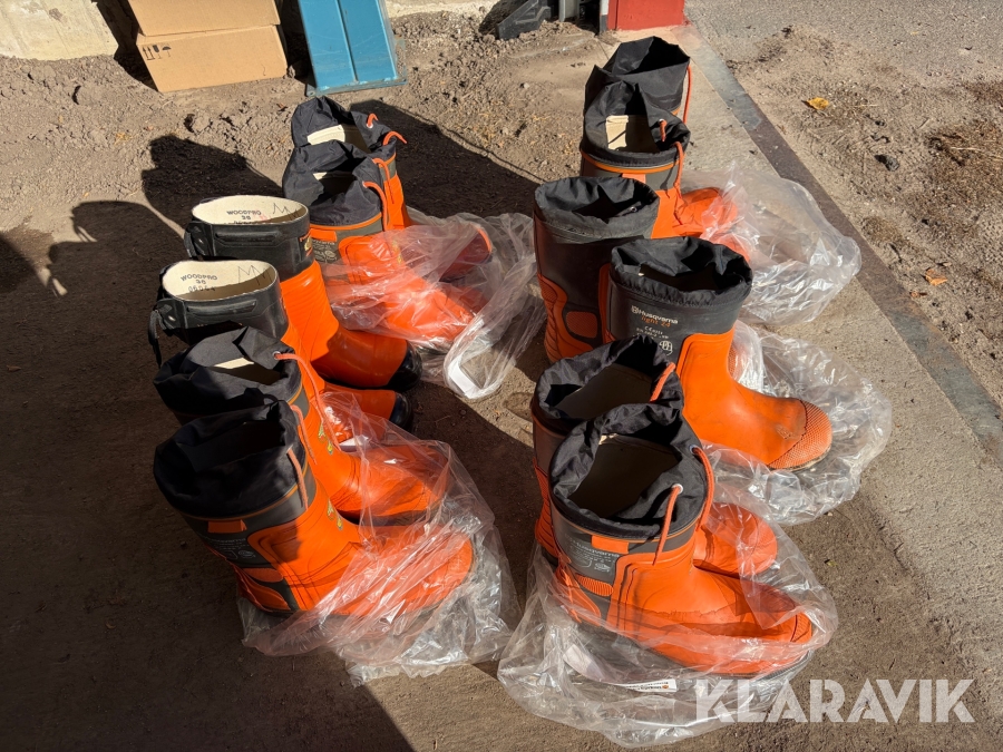 Sågskyddsstövlar Husqvarna/Woodpro 6 st par