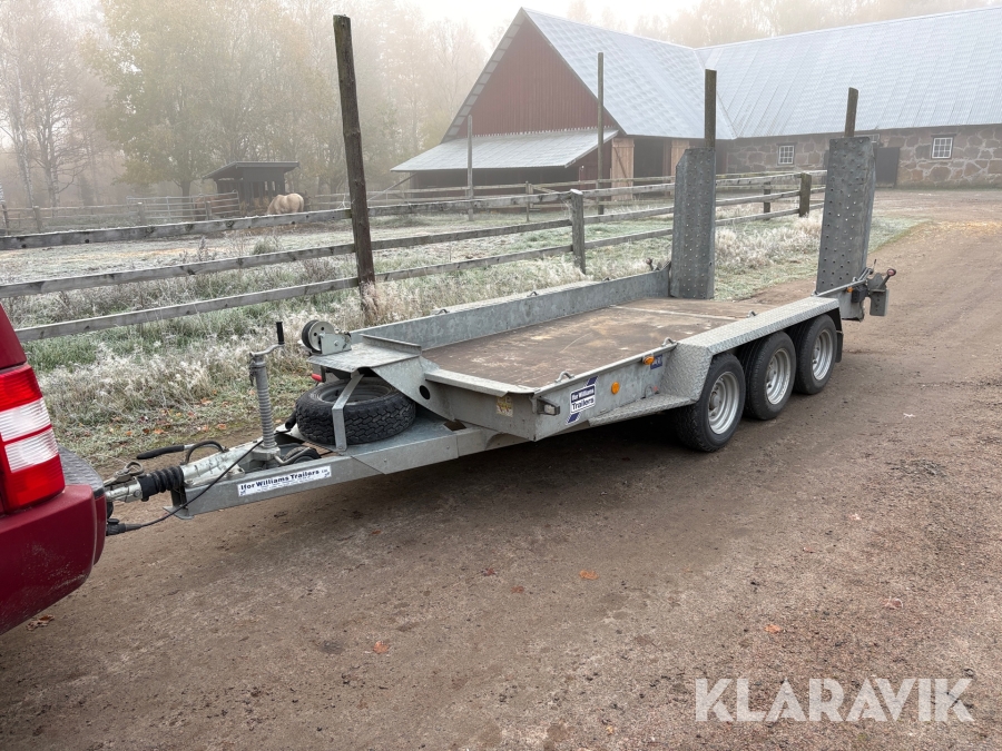 Maskintransport Ifor williams GH 3-axlad