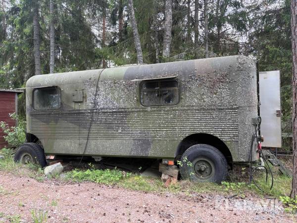 Militärens bakvagn rostfri