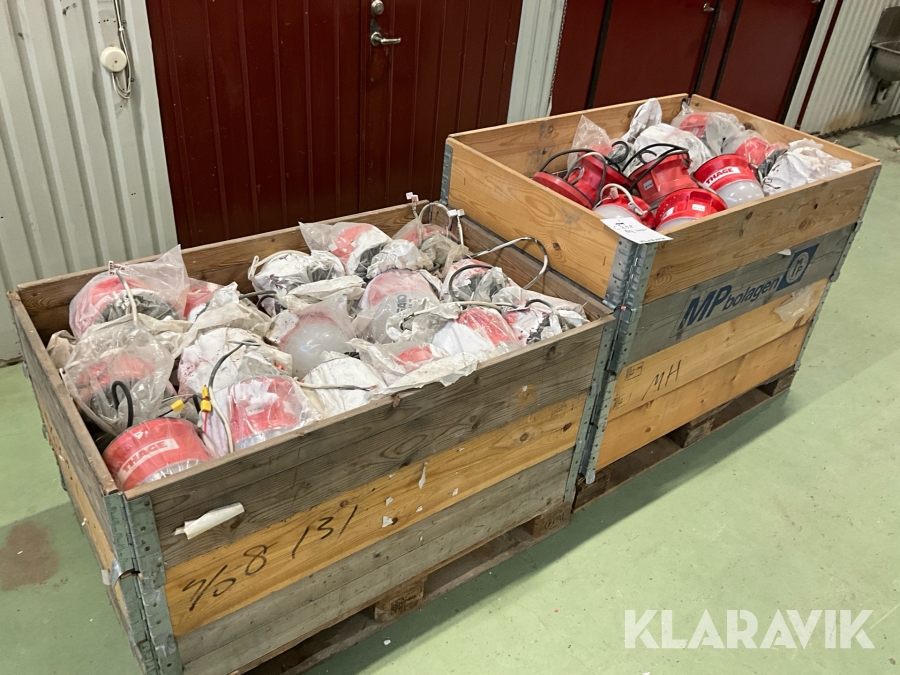 Bojlampor stort parti Garo Bygglampa Ball