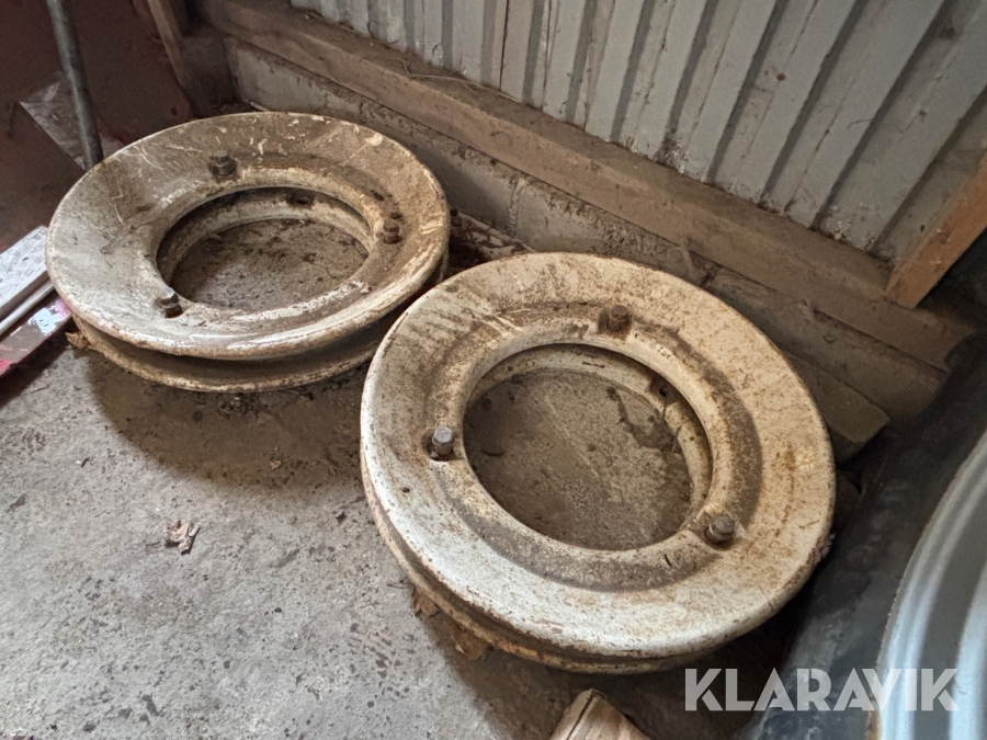 Hjulvikter New Holland TM165 2st dubbla