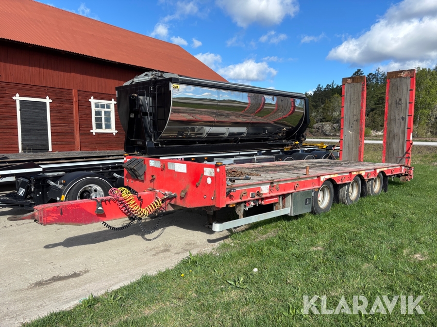 Maskintrailer / maskinkärra MCCAULEY Mac-DL3-25-A med ramper