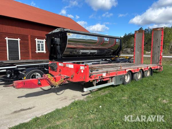 Maskintrailer / maskinkärra MCCAULEY Mac-DL3-25-A med ramper