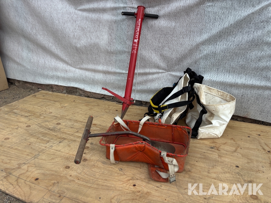Planteringborr & Planteringarör med väskor