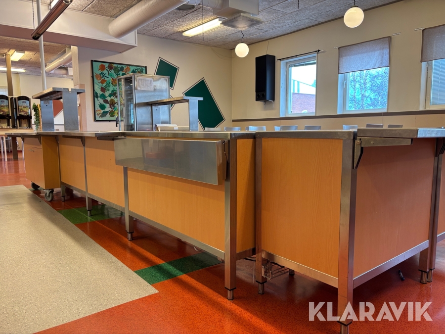 Serveringslina Idesta Skolvärmeri, Skolkyldisk, buffévagn 4 delar