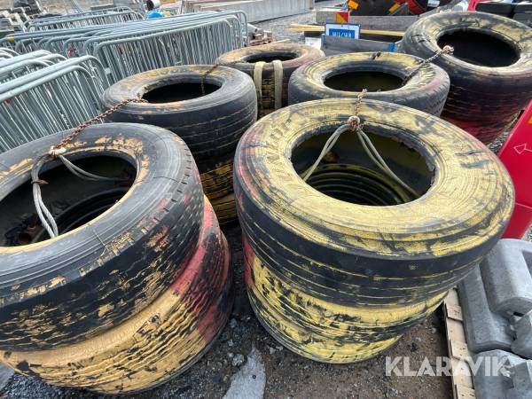 Däckbuffert / trafikbuffert 2x3st