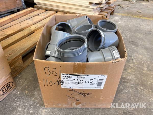 Avloppsrör/ Böj Wavin 110X15*