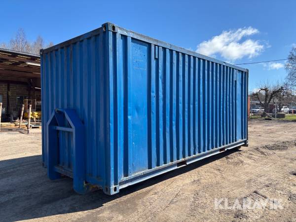 Container på lastväxlarram