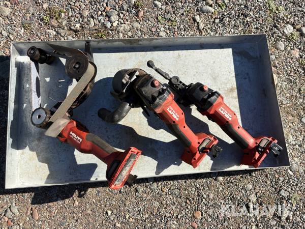 Slipmaskiner 3 st Hilti