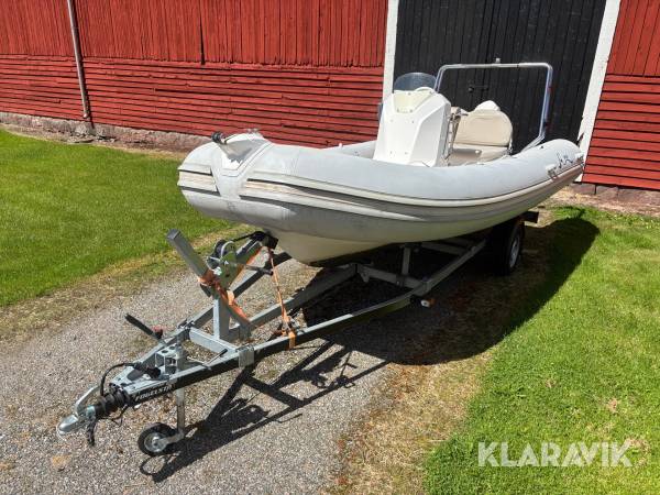 Ribbåt Arimar 540 90 HK, 2st olika kärror