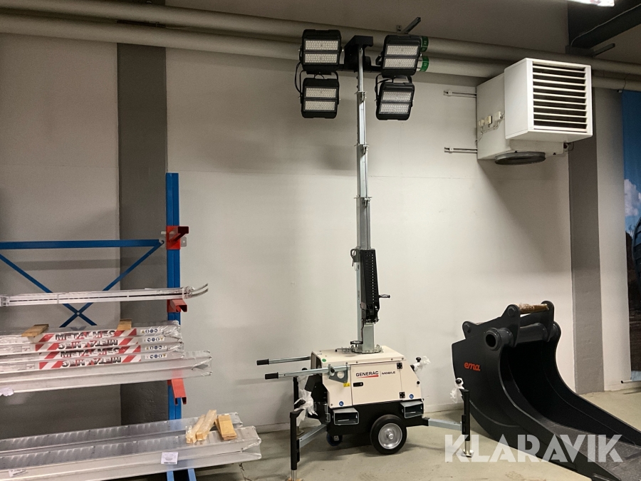 Belysningsmast Generac Mobile Link T4 Led 4x240W 6,7Meter