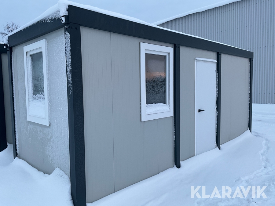 Kontor/bostads container med toalett