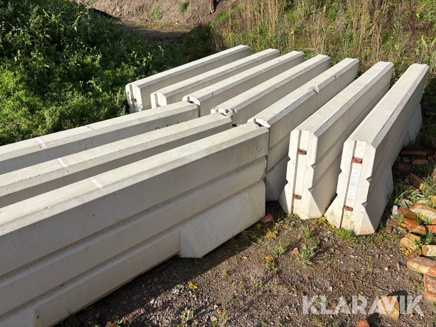 Betongbarriär 24 st GP-Link 3 m