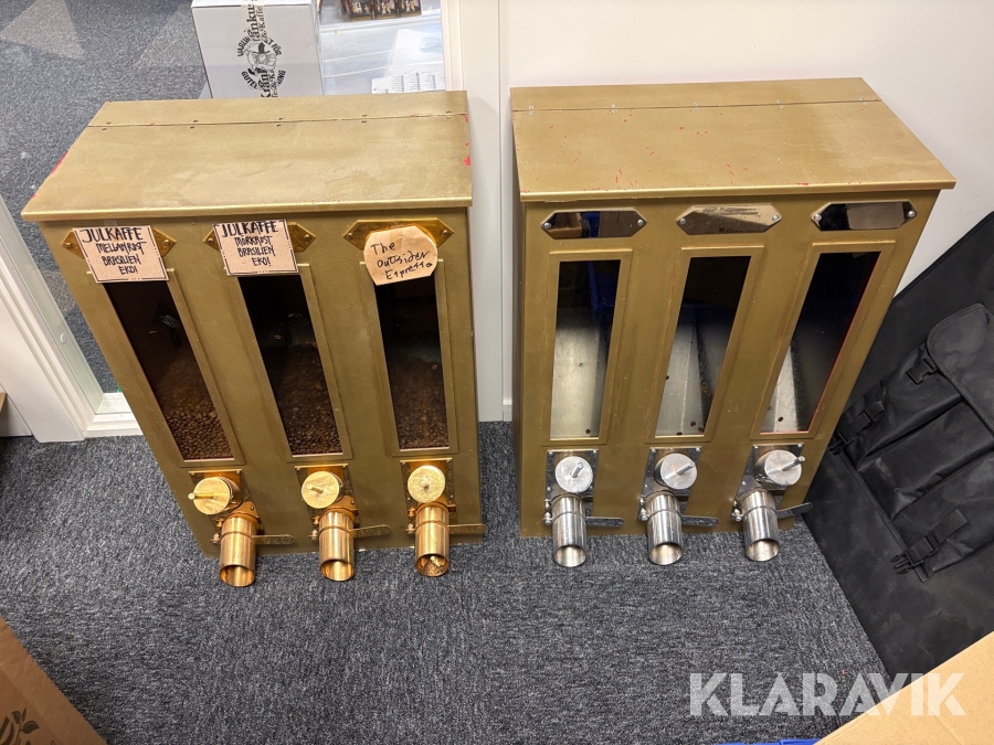 Behållare för kaffebönor 2 st