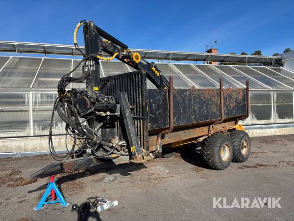 Huggarvagn Moheda MH100/4WD med M40 kran
