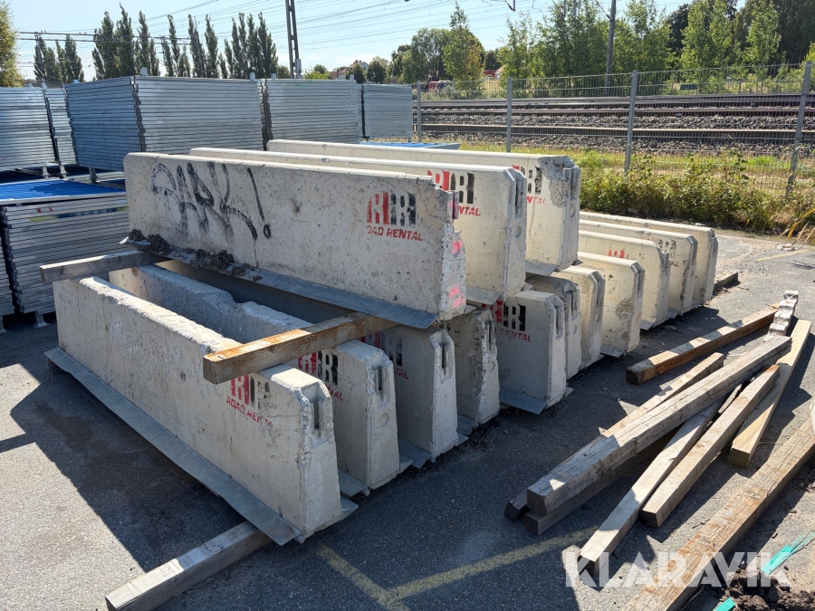 Parti Betongbarriärer 14st 3m Safe Road