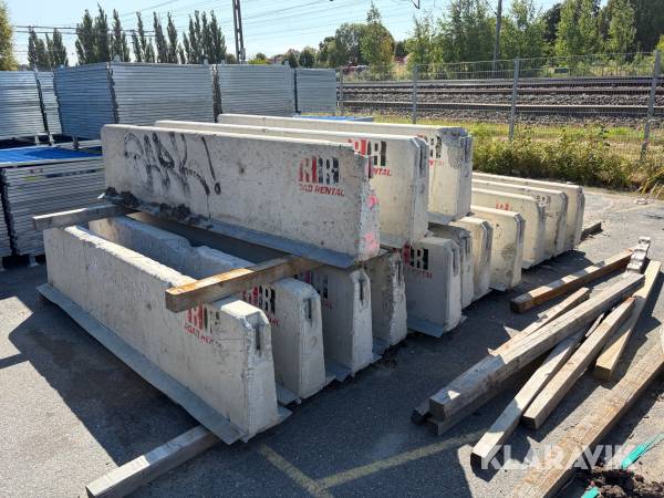 Parti Betongbarriärer 14st 3m Safe Road