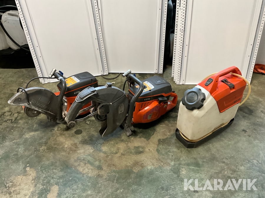 Motorkap och vattentank Husqvarna K970 / K770 / WT15