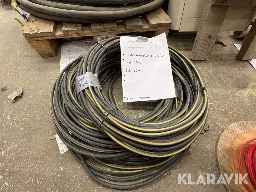 Installationskabel Prysman 4G 2,5