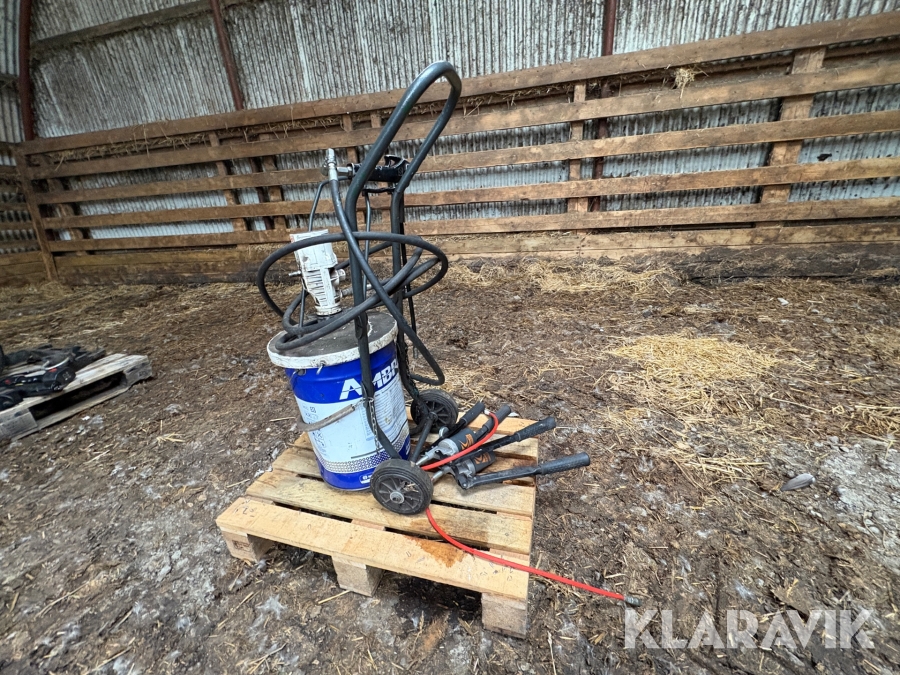 Tryckluftsdriven fettspruta Pump Master 3