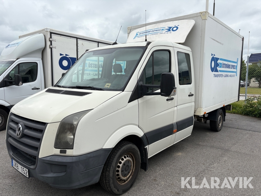 Lätt lastbil Volkswagen Crafter Chassi Double Cab 35 2.5 TDI Manuell