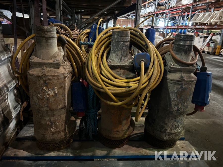 Dräneringspumpar Tsurumi KTZ45.5 3 st