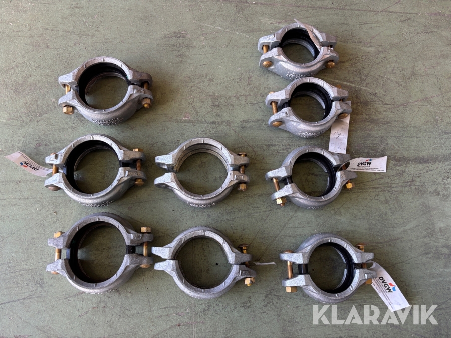 Rörklämmor Victaulic 2,5” + 3