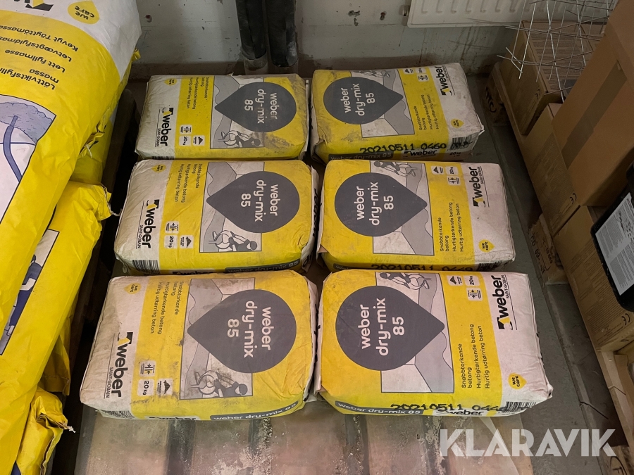 Betong Weber Dry-mix 85 snabbtorkande 120 kg