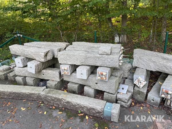 Ljusstolpar / Granitstolpe 35 st