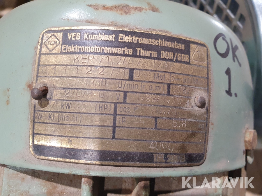 Pall med elmotorer 7 st