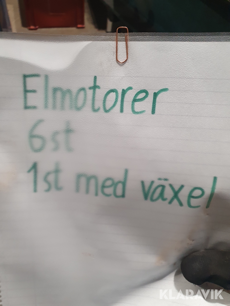 Pall med elmotorer 7 st