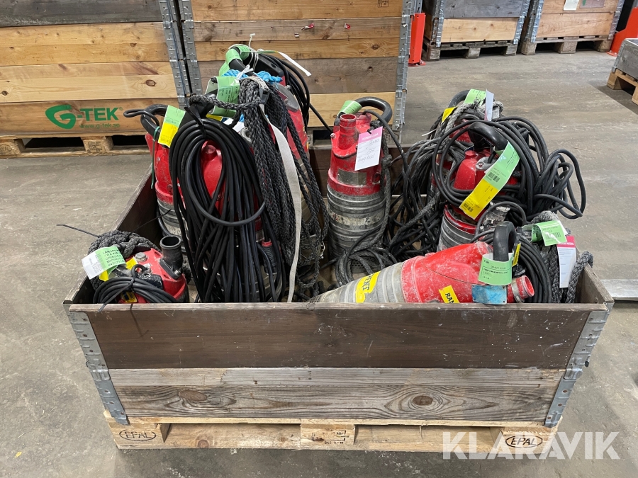 Diverse pumpar Grindex Minex Lite, Micro, Salvador 1-fas, Salvador 3-fas