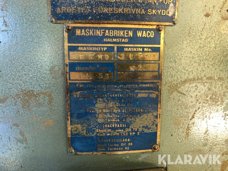 Klaravik Auktioner Pendelkap Waco EBSMD Klaravik Auktioner Pendelkap Waco EBSMD