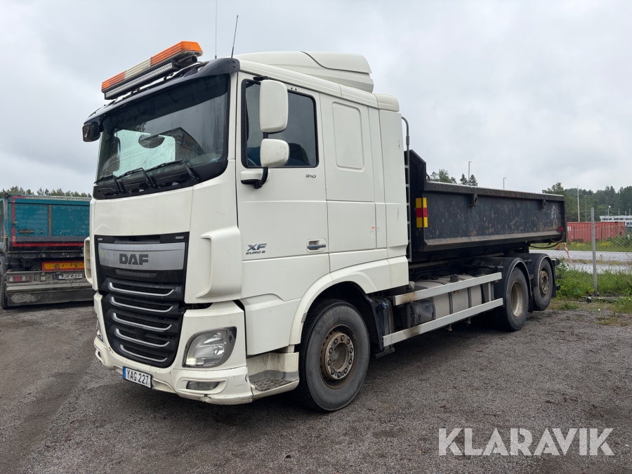 Lastväxlare Daf 510 XF med Hiab påbyggnad