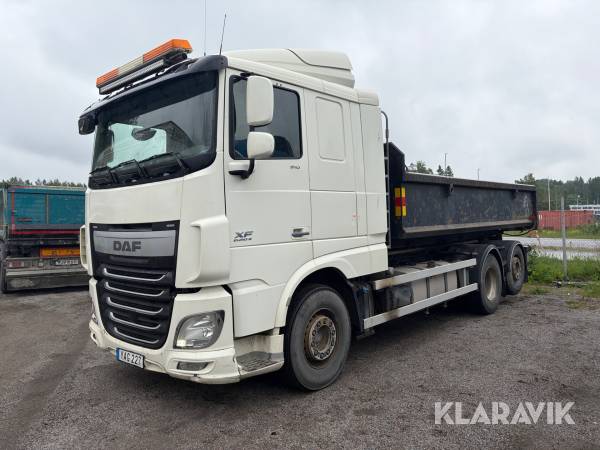 Lastväxlare Daf 510 XF med Hiab påbyggnad