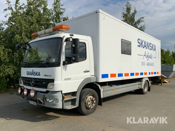 Lastbil Mercedes-Benz Atego 1222L med påbyggnad