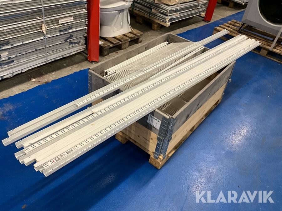 Trådhyllor, konsoler och skenor ELFA